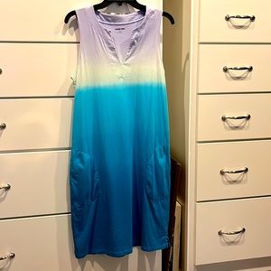 Land’s End midi length sleeveless dress, small/tall